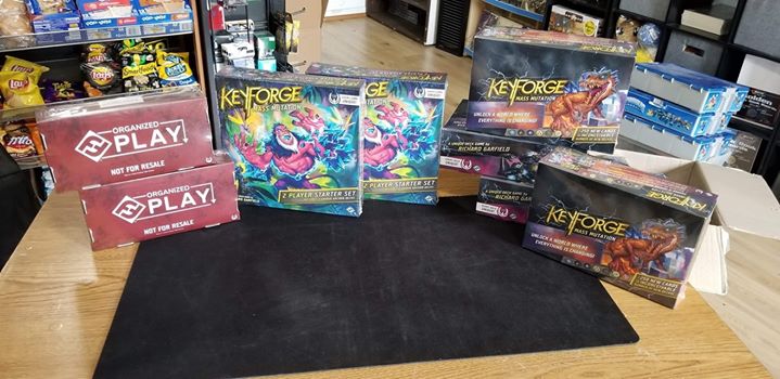 TheVaultGamingL's tweet photo. Hey everyone we are having a keyforge tournament tonight at 7pm. 

Entry: $15
Prize support: everyone gets 1 deck for entry for participation. Then we will have more prizes based on how well you do. https://t.co/yoI9LXm9F1