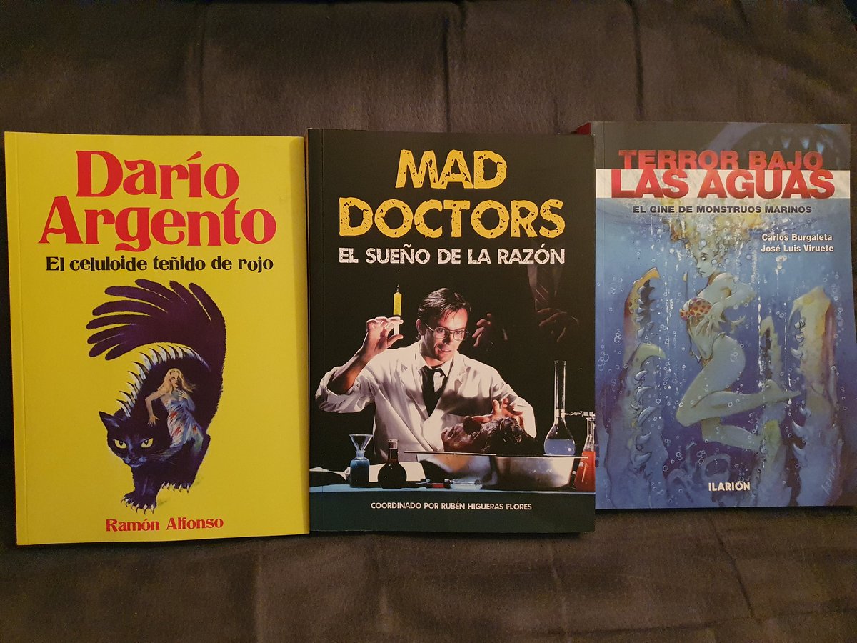 kabe_jrr's tweet photo. ¡Más para la colección!
#DarioArgento #terror #libros #librosdecine #madDoctors https://t.co/Gfbf3UBwwk