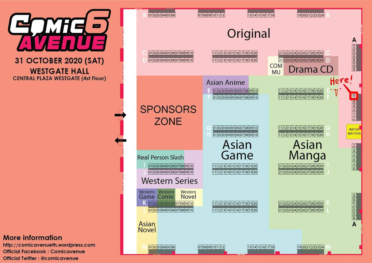 เอ้อ ผังบูธ #ComicAvenue6 มาแน้ว !!

คราวนี้ก็ไปนั่งขายของหัวเดียวกระเทียมลีบอีกแล้วนะฮะ เล่มสองจะเสร็จทันวันงานรึเป่าก็ไม่รู้ ตอนนี้ก็ได้แต่พยายามวาดให้ได้ทุกวันล่ะ ฟฟฟ

ยังไงก็แจกันนะ !! A07!

ปล. อาจตอบโต้บทสนทนากับท่านผู้มาเยือนได้ไม่ดีนัก เปล่าหยิ่ง แค่สมองตาย ฟฟฟฟฟฟ 