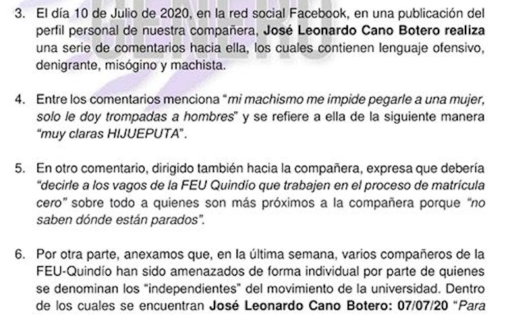 digital_accion's tweet photo. #NoMás intimidaciones
#NoMás Agresiones 
"MUY CLARAS HIJUEPUTA" Att: José Leonardo Cano https://t.co/CjNkXfPxWV