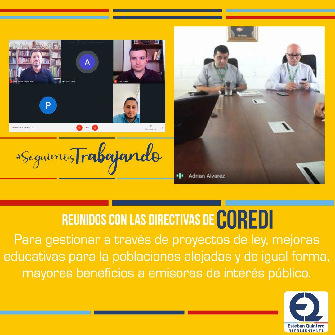 estebanquincar's tweet photo. #SeguimosTrabajando| Reunidos con las directivas de Coredi para gestionar a través de nuestra actividad legislativa, mejoras educativas para la población  rural y de igual forma, mayores beneficios a emisoras de interés público. https://t.co/gpHWBsNcSE