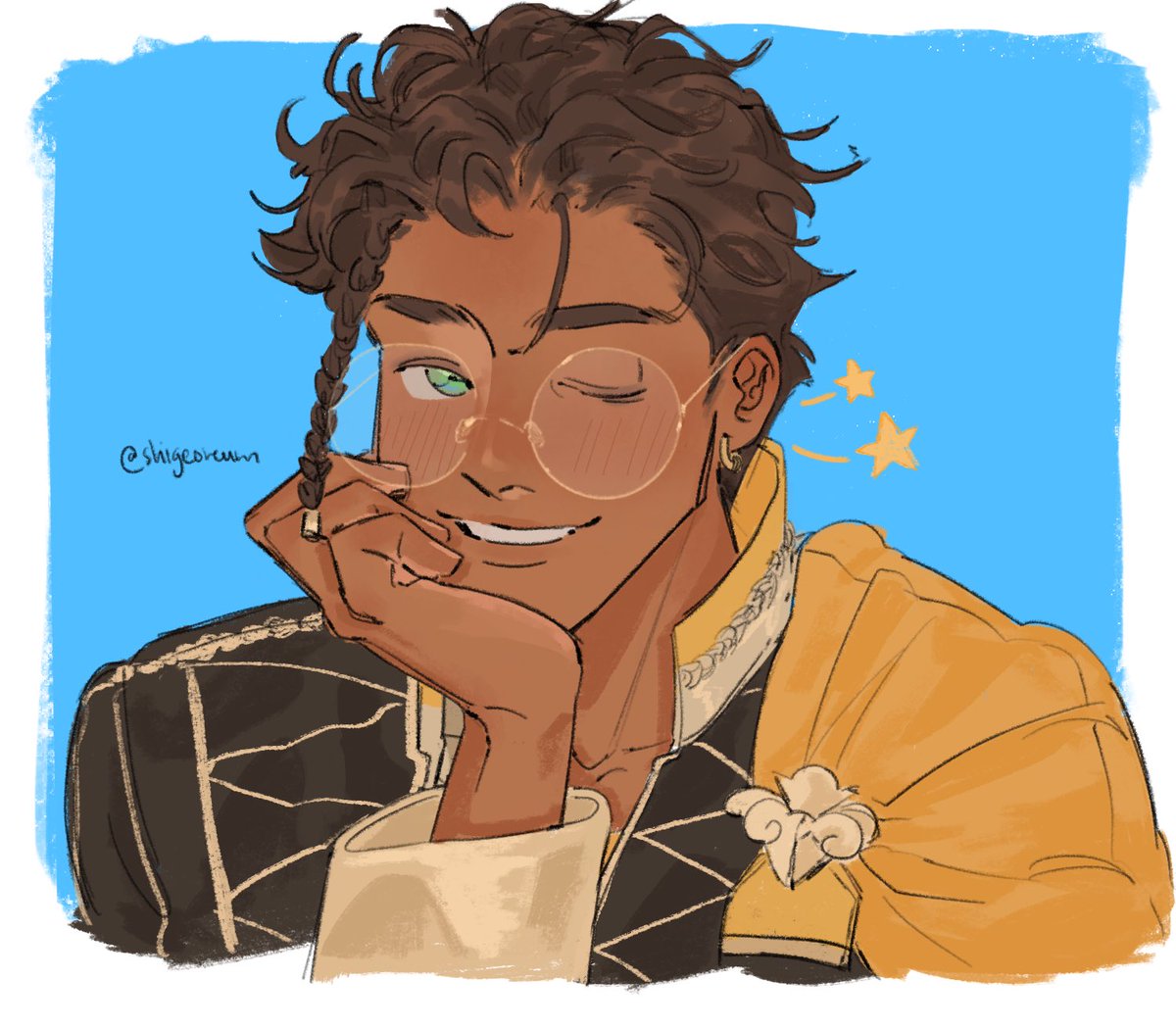 shigeoreum's tweet photo. how the turns have tabled when i started doodling to mow my artblock's grass ass... but instead claude's hair mowed mine </3

#claude #ClaudeVonRiegan #fe3h https://t.co/lbHFzMdJom
