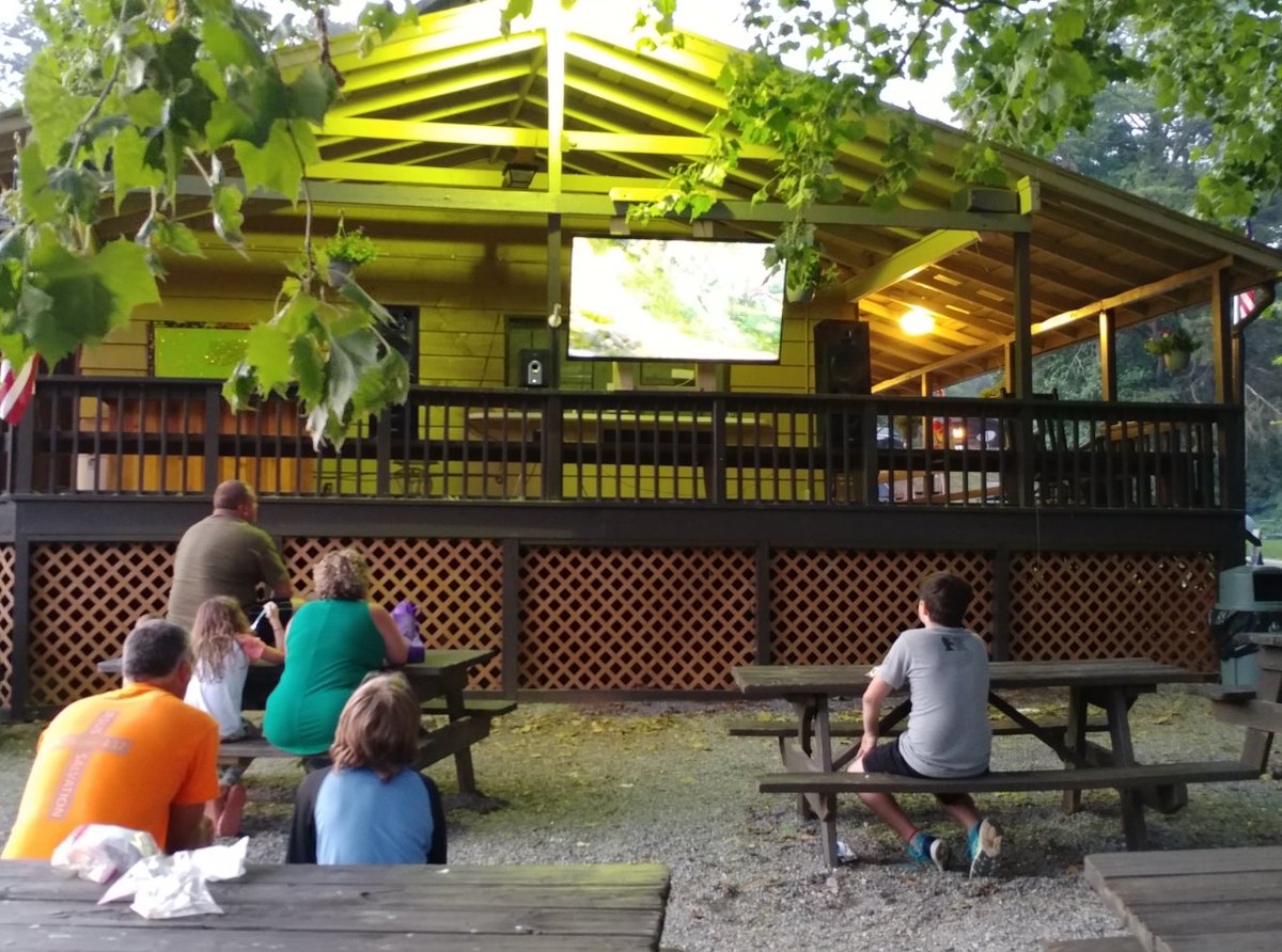 HiddenCreek_'s tweet photo. We had a blast at our last MOVIE NIGHT! 🎥🎬🍿
This weekend is WILLY WONKA WEEKEND! We'll have movie night (guess what we'll be watching 😉), a golden ticket scavenger hunt 💴, candy BINGO 🍬🍭, &amp; more!

Don't miss out on this CHOCOLICIOUS weekend of FUN! 🍫
(828) 652-7208 https://t.co/2l1Ux7FZ6F