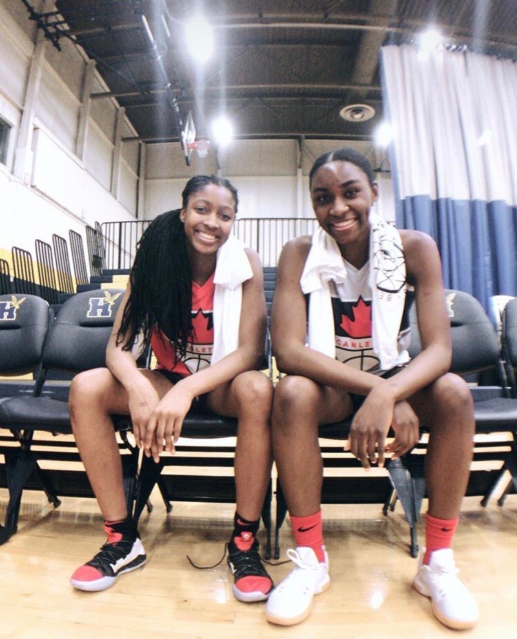 Canletes_Sports's tweet photo. Sophomore athletes @mide_oriyomi ( @gonuwbasketball ) & @makaylaenniss ( @hookieswbb )
.
.
.
.
.
.
#Canletes 🏀
#BestInPrep
#NorthernQueens 👑
#WeTheNorth 🇨🇦
#ClaimYourGreatness
#RepYourRoots
#SheGotNext
#LeadersThroughSport
#1LoveTO
@wavv_global 🎧 @cancersociety 🎀 https://t.co/0eV4OIfO7S