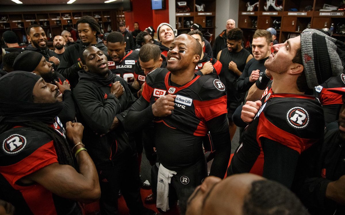 REDBLACKS's tweet photo. .@HenryBurris, but his smile gets bigger with each picture - A THREAD. #ThanksHank #MerciHank https://t.co/CoS5mMaLMJ