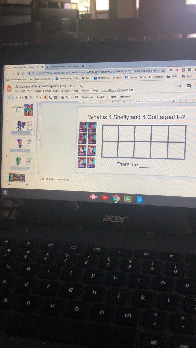 ChiaClass's tweet photo. My son loves @BrawlStars and so being a teacher, I made him an interactive slide with sight words and math. He’s going to Kinder and we need to start the love of learning. 🤣 #engagelearning https://t.co/aJvGOvLRdR