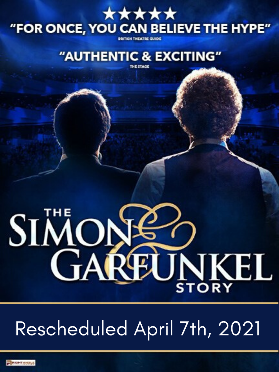 SaultCTC's tweet photo. The Simon &amp; Garfunkel Story has been rescheduled to April 7th, 2021.

If you already have your tickets and are unable to attend the new show date, please contact saultctc@shaw.ca. https://t.co/nNRyrRpkbd
