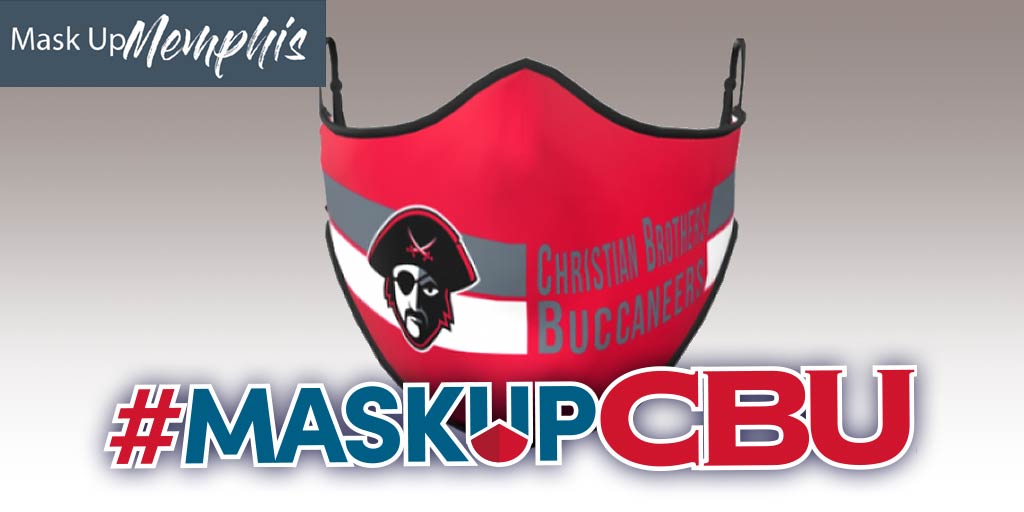 FromCBU's tweet photo. We can't tell you to MASK UP too many times, #Bucs! And now you can show off your CBU pride while you're doing the right thing! The @CBUBucs team shop is offering @FromCBU masks at https://t.co/syJThVin3z #MaskUpCBU #MaskUpMemphis #RespectForAllPersons https://t.co/YbKlTgzzbx