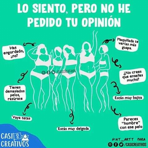 Evoluciona018's tweet photo. #AtodoCartel #Evoluciona Diversas formas del control de la cultura machista sobre el cuerpo de las mujeres.
#NoFormesParte #RompeelCiclo #MiCuerpoesMío
#ElAcosoteAtrasa
👇👇👇 https://t.co/7BuwzC5gW9