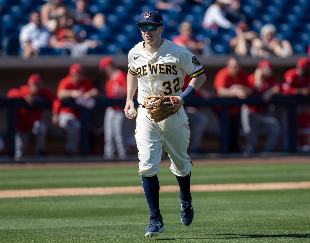 brock holt brewers jersey