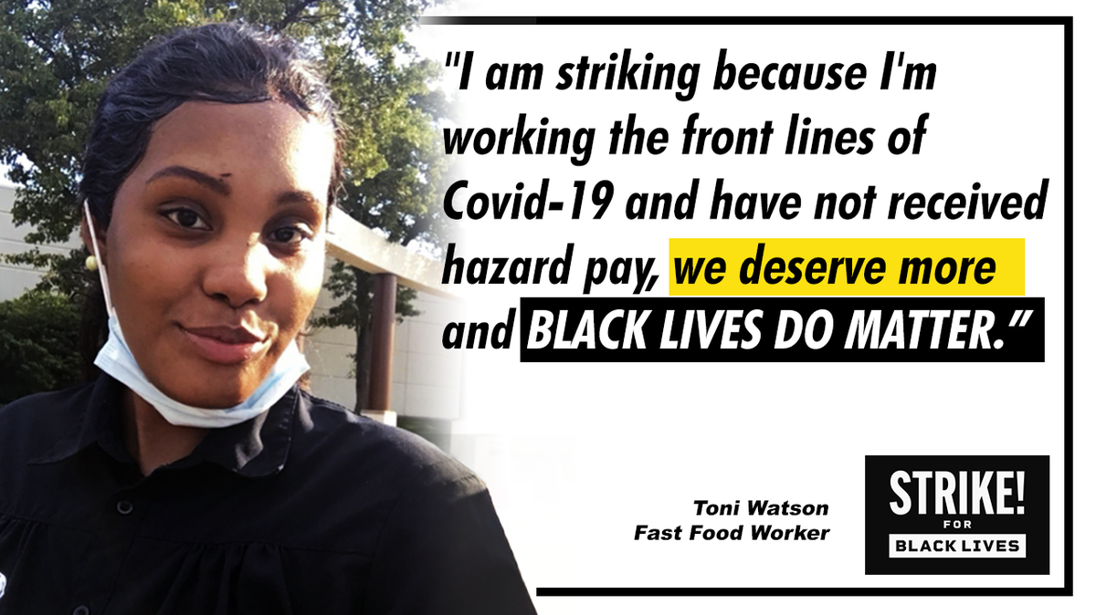 Workers are going #StrikeForBlackLives on July 20 because of the disproportionate impacts of #COVID19, systemic racism, poverty and police brutality. Workers are demanding REAL change. Here's how you can support: act.ucsusa.org/2OwEnqK