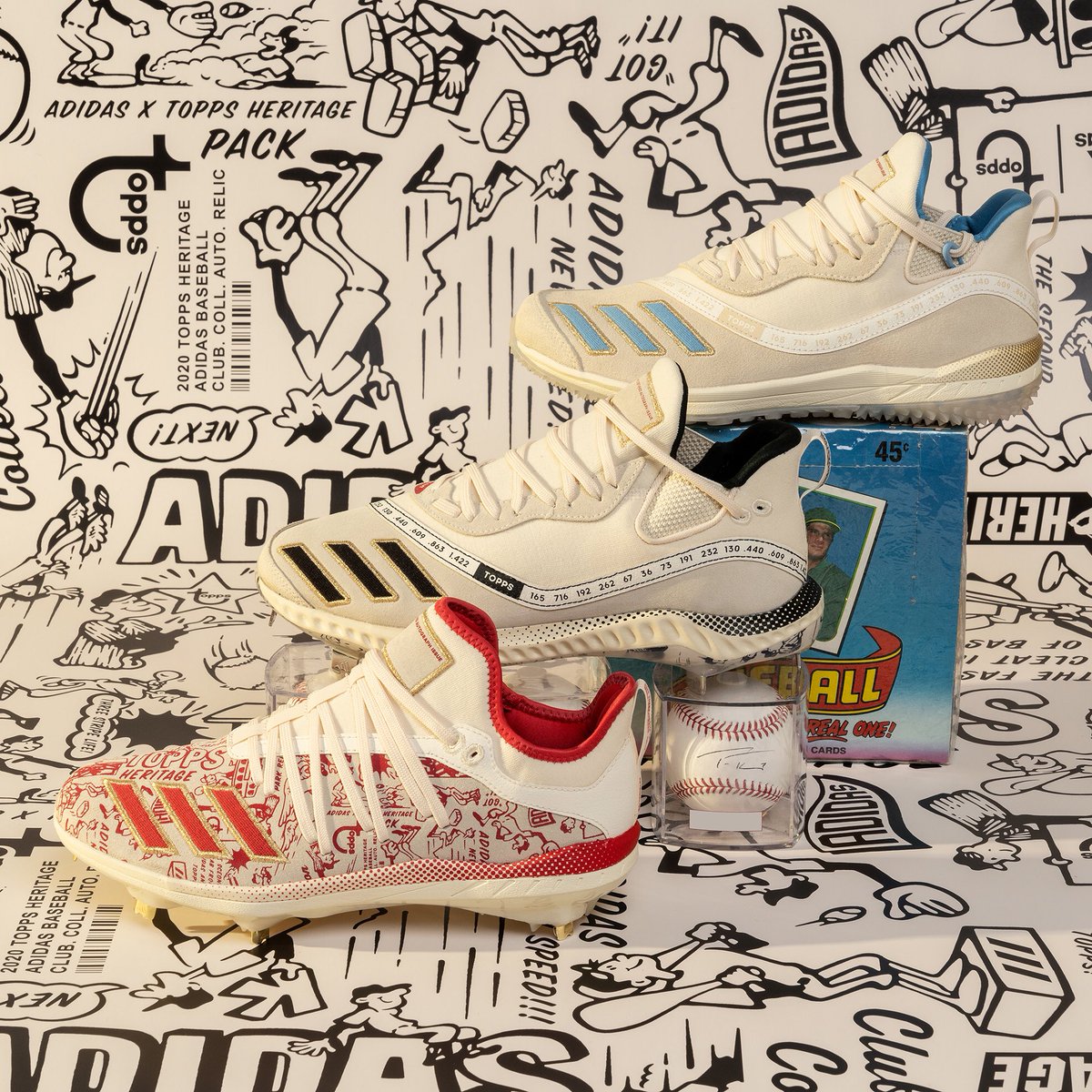 adidasDugout's tweet photo. Freshest pack in the game.
Available now ➡️ https://t.co/Sx69mYAiMj
#adizero #IconV @Topps https://t.co/d4vZeV7Zop