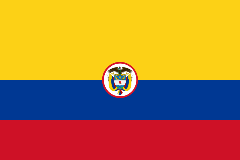 DeepSageApp's tweet photo. La bandera con el escudo y letras doradas es la presidencial solo es usada por el presidente de la República.

La que tiene sólo el escudo es la bandera de guerra

La bandera sin escudo es la bandera civil la que debemos izar los colombianos en todo acto protocolario https://t.co/0FXNcW3M6l