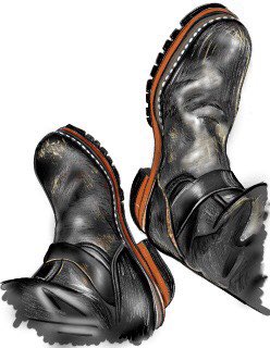 lrPK6YmJY3sxAab's tweet image. オハヨーさん‼️
【フォロワーさんのブーツ勝手に描こうシリーズ】😁←そんな題名やったかな？

CABINさんのエンジニア描いたw

無骨な感じをどう表現するか？
今回の課題💪
油絵に近い感覚。

 #redwing2268
#レッドウイング
#エンジニア
#iPad