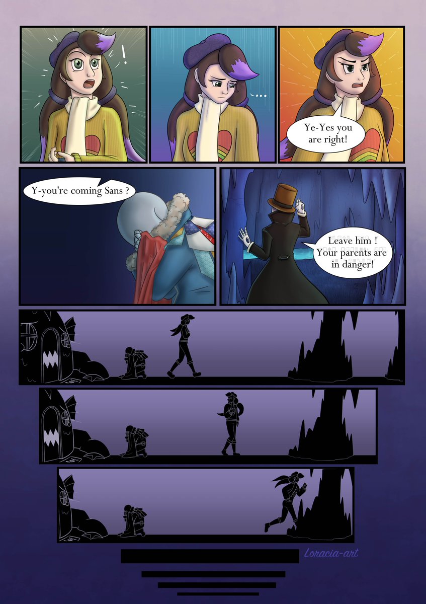Loraciaart's tweet photo. CREATALE page 13-14
#undertale #creatale #gaster #sans https://t.co/5d8stveCdM
