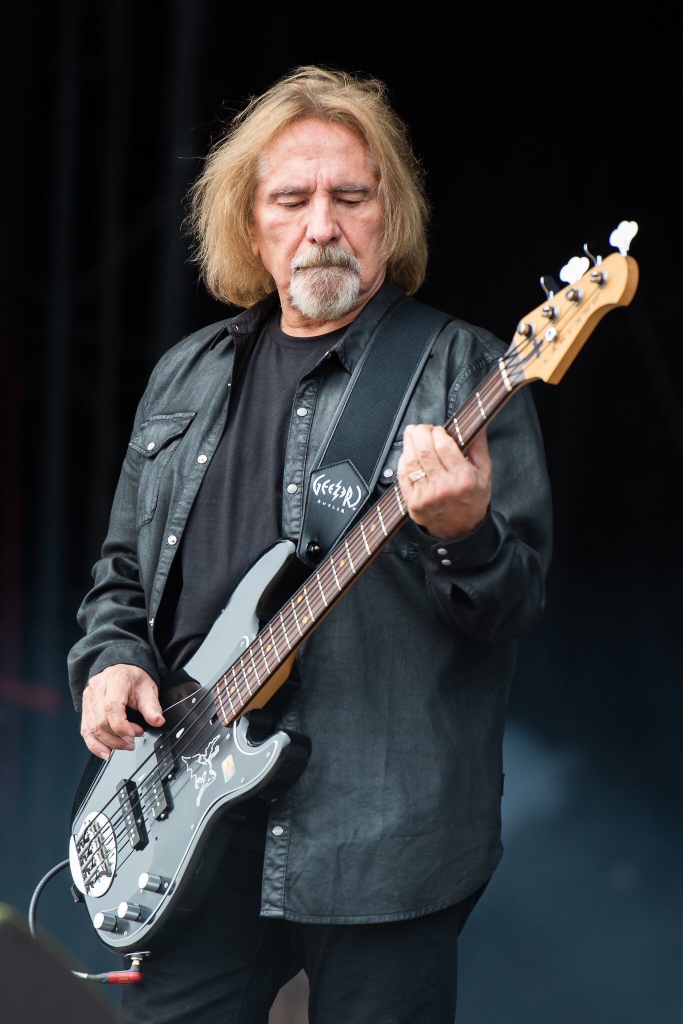 Happy Birthday Geezer Butler bassist of the Heavy Metal band Black Sabbath        