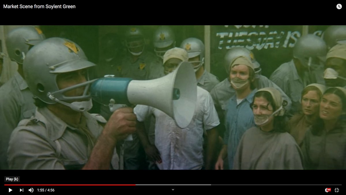 Everyone is choosing private schooling and home schooling, buying guns, marching for more cops...You know what we think of when we see masks?DYSTOPIAN NIGHTMARES.