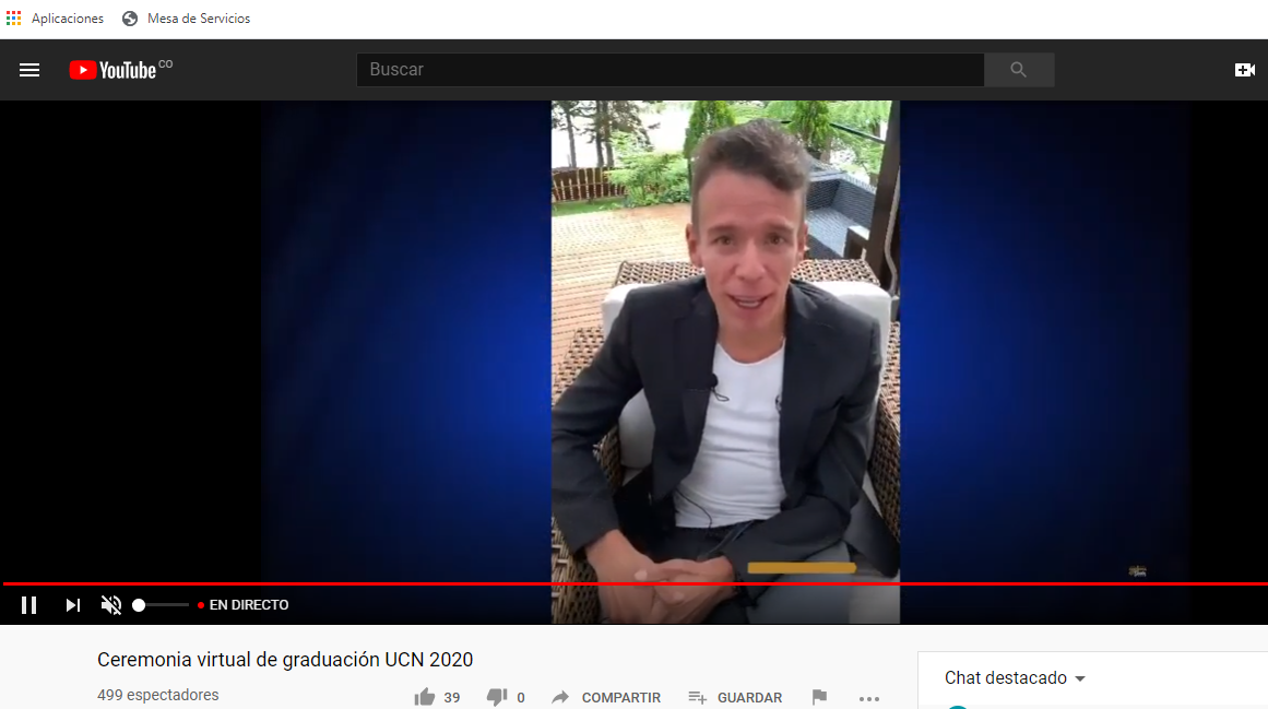 SoyUCN's tweet photo. Recibimos un saludo muy especial de @UranRigoberto  quien felicita a nuestros graduados de la #CatólicaDelNorte por este gran logro y los motiva a seguir adelante con los retos que emprenden https://t.co/G3VGjXmQQO
