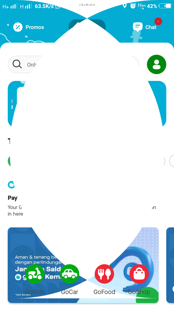 ruliandri's tweet photo. Home @gojekdesign @gojekindonesia -ku jd gini sejak upgrade ke last version. Help https://t.co/EuqQn1KQjJ