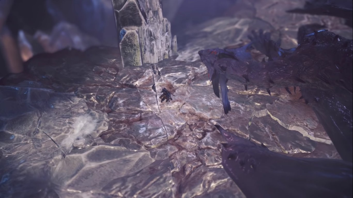 Xeno'jiiva was a newly discovered elder dragon that the Guild knew little about. Despite studying a specimen slain by an unnamed hunter in the commission in the New World, much still remained unknown about the monster.