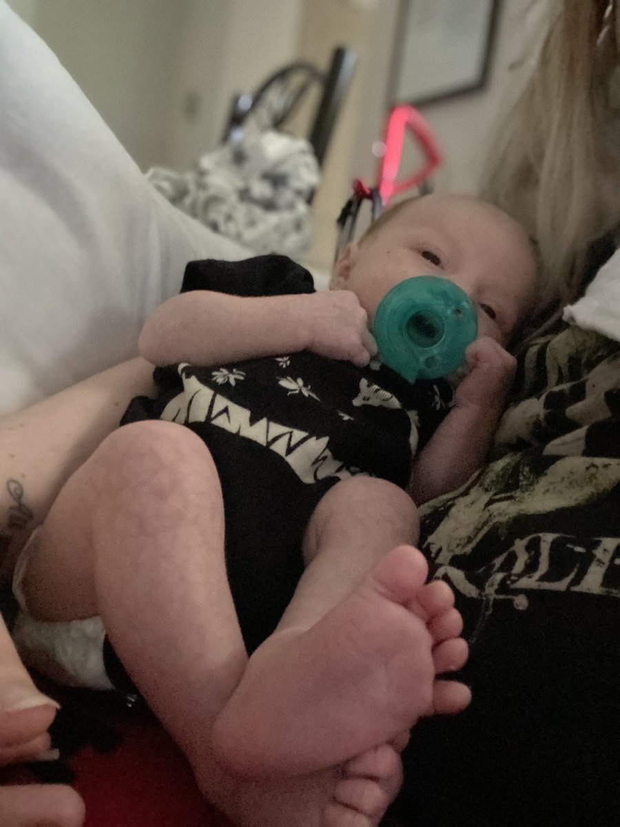 Hey everyone, it’s been a long time! Just wanted to say- I’m not dead haha. My long extended silence was just me taking a break and trying to get back to a good place in life. I didn’t mean to worry anyone. Also, here’s my son 🖤🥰