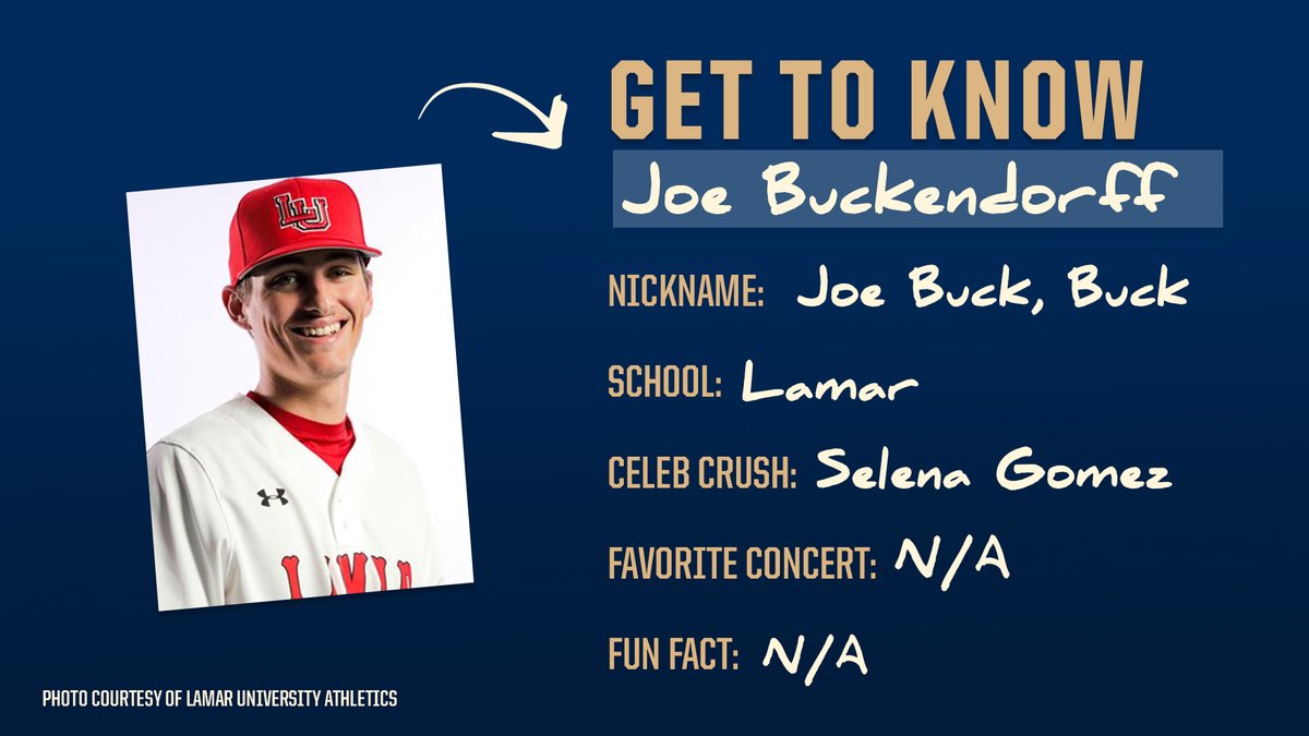 RidersBaseball's tweet photo. Get to know your #TCLRiders ⤵
Time to learn more about these RHPs: @Joe_buck_23, @DomHamel27, & @_tazz99. https://t.co/NiXH1jol6O