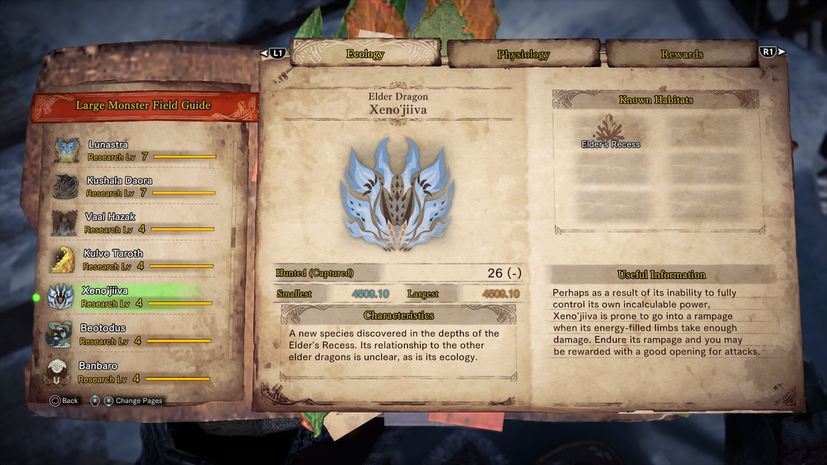 This individual was no longer a Xeno'jiiva and had become a Safi'jiiva, the mature form of Xeno'jiiva. Some researchers suspected that Xeno'jiiva might grow through such a change as it further grew.