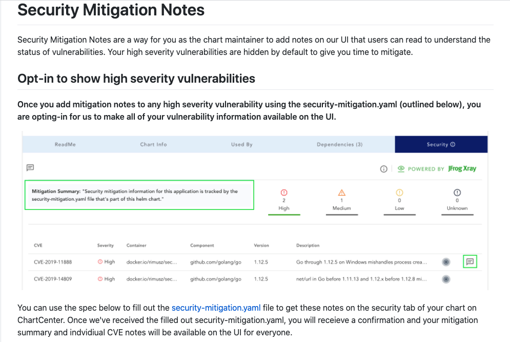 chartcenterio's tweet image. There&apos;s a new YAML file in town with Helm security! Learn more about the security-mitigation.yaml on ChartCenter here: github.com/jfrog/chartcen… - Planned 

#helmchart #Kubernetes #Chartcenter