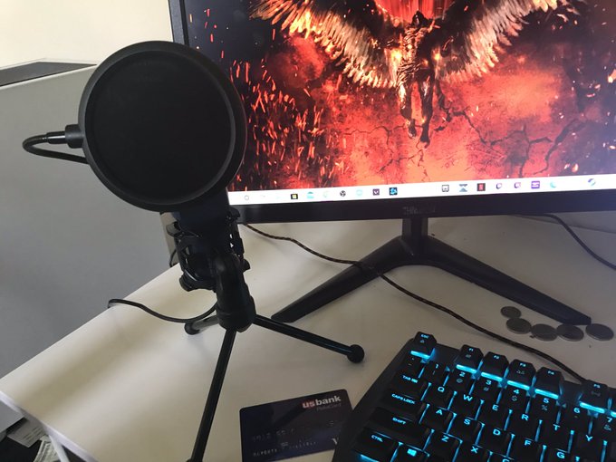 New mic and keyboard more coming through the next couple days https://t.co/CxxWAc3iW1<a href="/tag/newprofilepic"class="tags"><span>#newprofilepic</span></a>