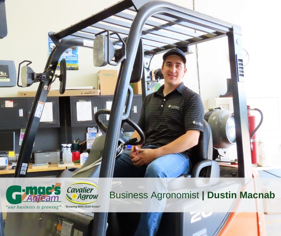 It’s Feature Friday at G-Mac’s AgTeam! 

We would like to welcome Dustin Macnab, a new Cavalier Agrow team member at the Medstead location as a Business Agronomist.

See the full post at: facebook.com/GMacsAgTeam/ph…

Welcome to the team Dustin!

#GMacsAgTeam #CavalierAgrow