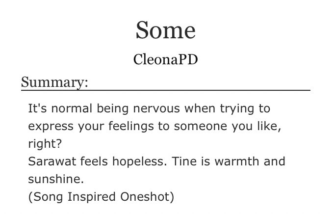♡︎ some• one-shot & 3954 words • fluffy fluffy fluff fluff•  https://archiveofourown.org/works/25221478 