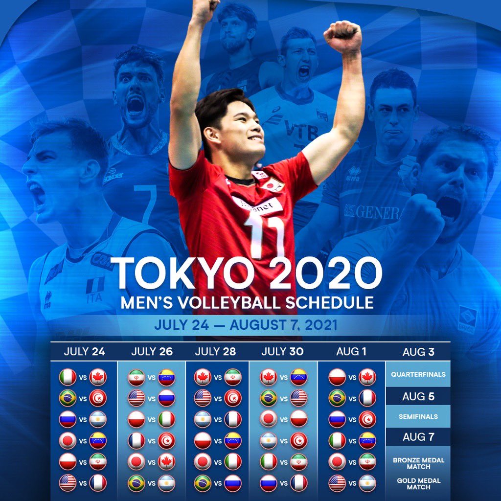 volleyballworld's tweet photo. #TOKYO2020 SCHEDULE CONFIRMED FOR 2021.

FULL STORY: https://t.co/v81K90vOEr

#volleyball 🏐 https://t.co/kxJ77i1Xoz