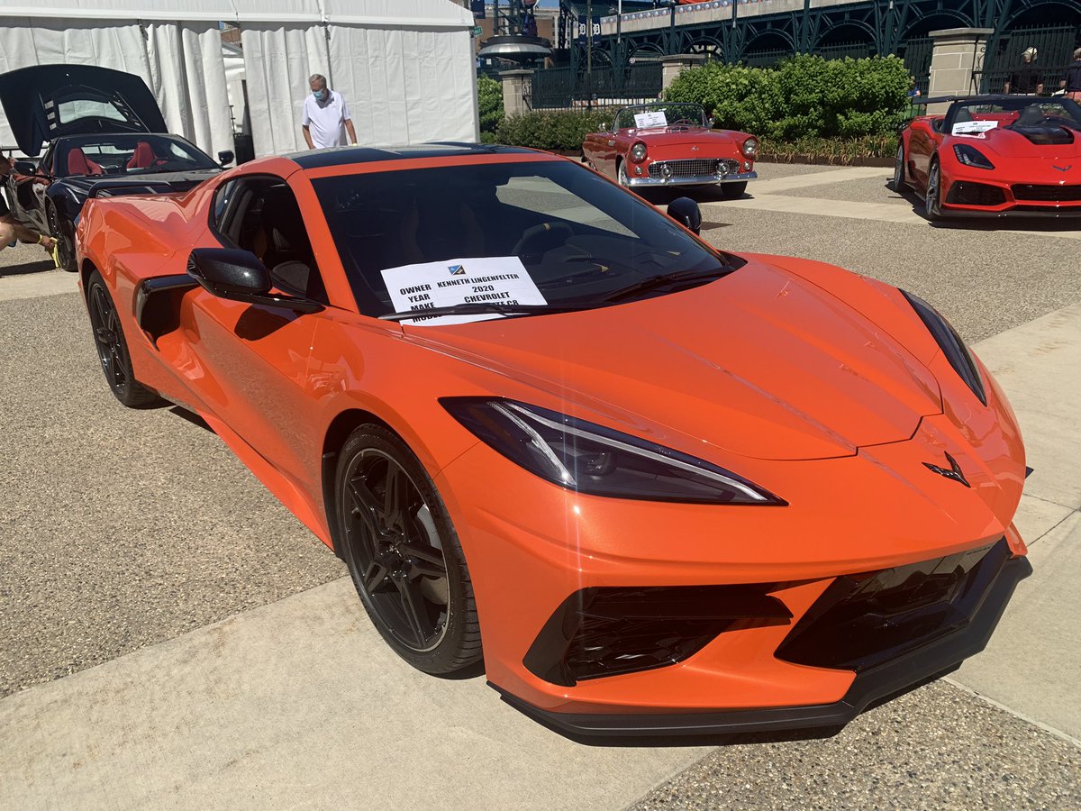 My new C8 on display today at the DAC ( Detroit athletic Club ) annual Car Show, although restricted to a much lower attendance, no lunch, social distancing and masks, a good time was had by all, I was the speaker today and my topic was One of my favorites, “Corvette’s