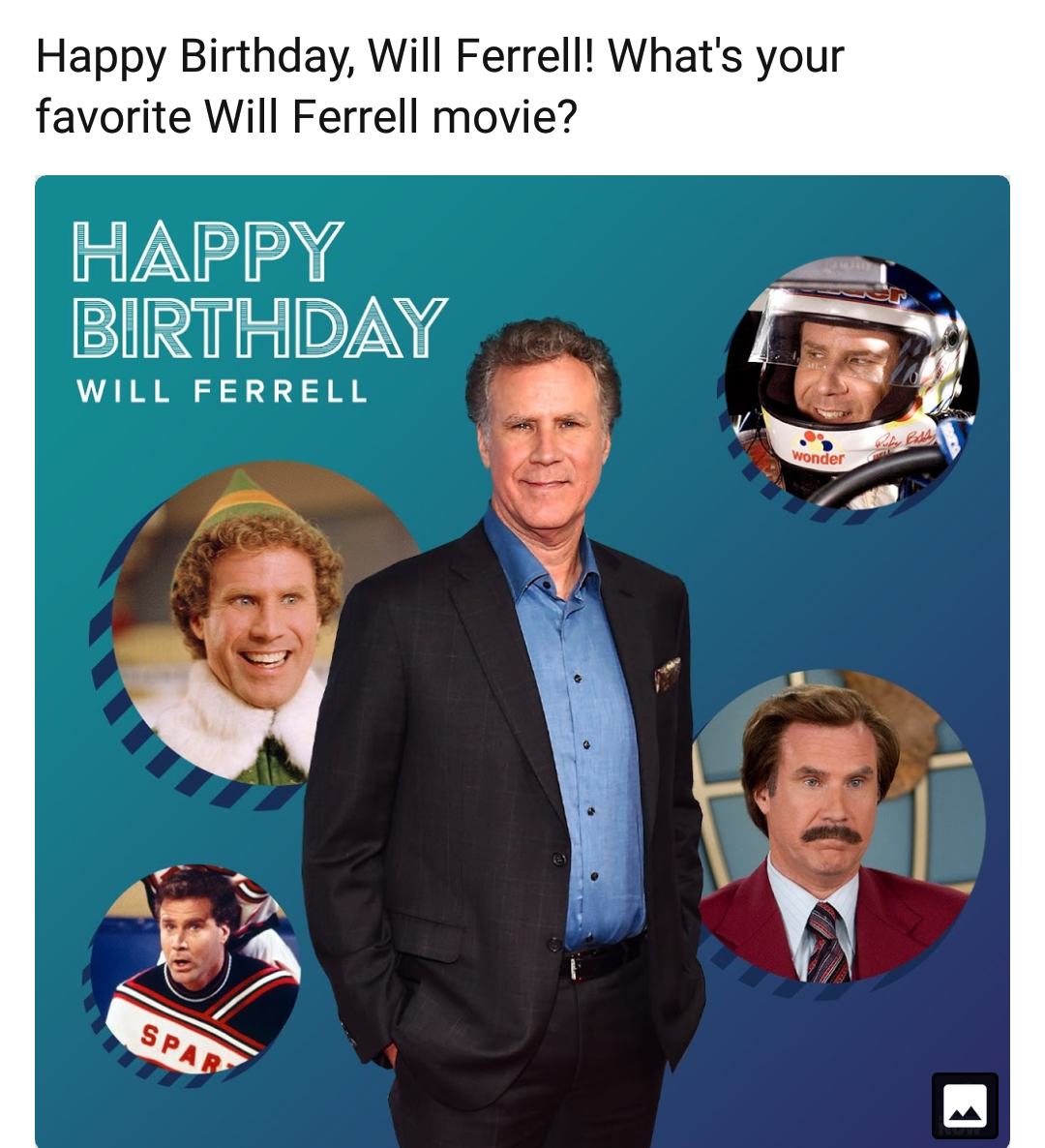 Happy birthday Ferrell 