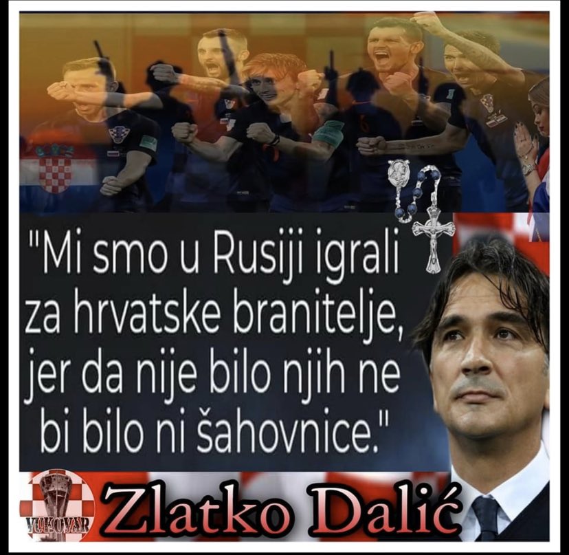 “In Russia we played for our #Croatian #warveterans #branitelji - because without them there would be no #Croatian crest- #grb #sahovnica.”
- Zlatko Dalic led #Croatia to a 2nd place finish in the 2018 #worldcup #mihrvati #budiponosan #patriot ⚽️ 🇭🇷 🥈 💪😍#vatreni🔥