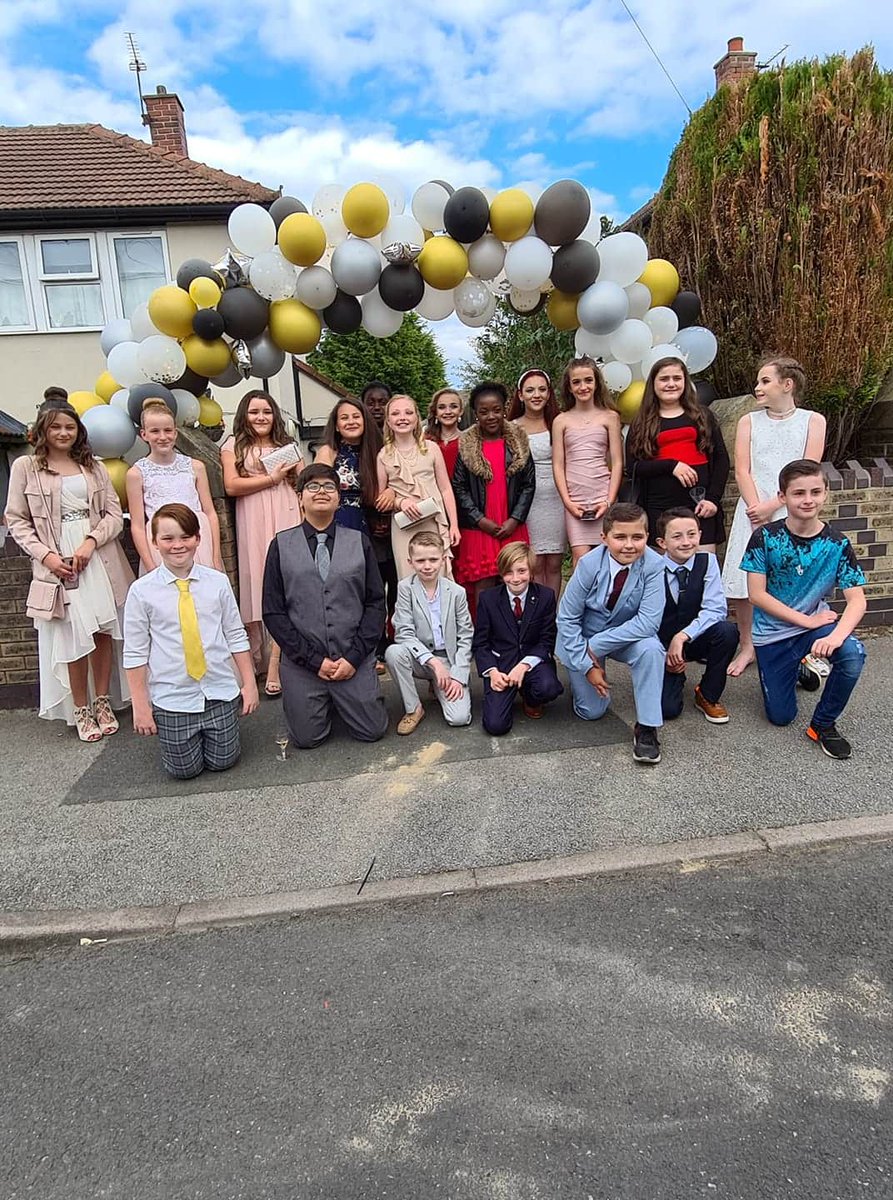 MrsCWalker2011's tweet photo. @athersleynp we wanted to share this photo with you of the yr 6 children that came to our 'home made prom'. I'm sure you'll agree they all look amazing. They had a fantastic time. Here's to the future,  I'm sure all these bright kids will achieve fantastic careers. Thank you ANPS https://t.co/9Om0WQSkzk
