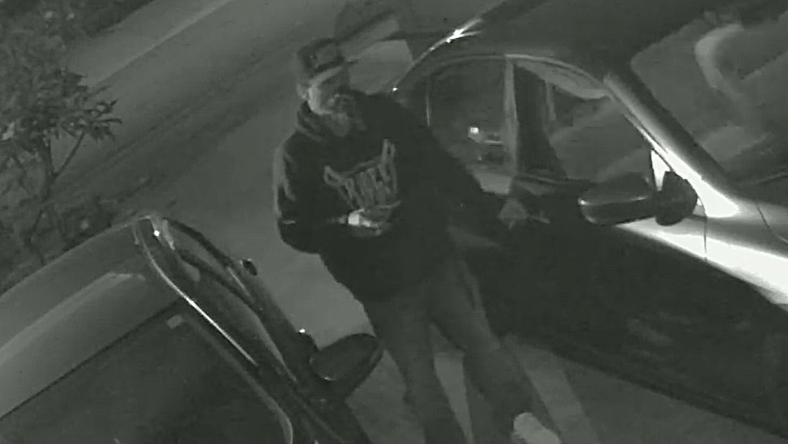 alondraa_30's tweet photo. If anyone can identify this man please lmk!! He was going into peoples driveways in the Norwalk area and seeing if the cars were open! He managed to get into one of our cars and even tried to turn it on. These are the best pictures I could get. Please rt to find him!! https://t.co/vdGOqZpeqR
