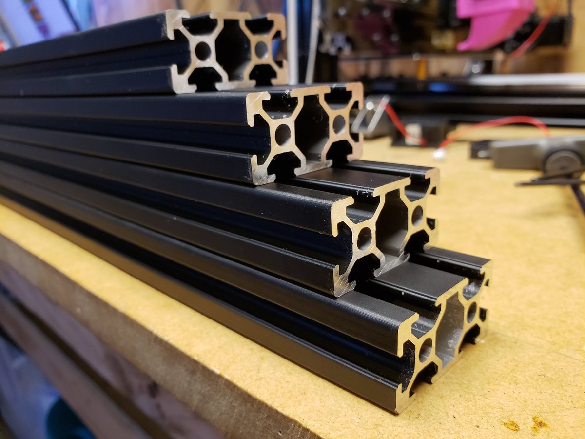 NorthStreetLabs's tweet photo. Why do quality extrusions excite me so much?
#nerdlife #aluminium4020 #EuropeanStandard #isMisumiBetter #perfectlysquare #shittyhashtags https://t.co/5VAZaeM7oQ