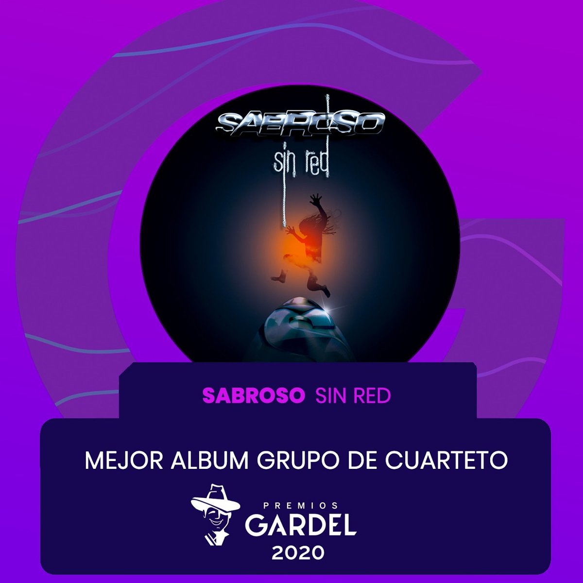 Sabrosoweb's tweet photo. #Sabroso #SinRed
Nominado a los @PremiosGardel https://t.co/f7VOAa1i0V