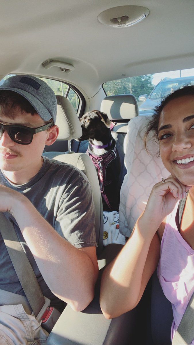 3lisia's tweet photo. We are Michigan bound! First road trip for our baby girl. Can’t wait to spend some much needed time with close friends and family! 💕 #vacationmode #Michaelsmustache #seeyainaweek https://t.co/r73lki6Lo4