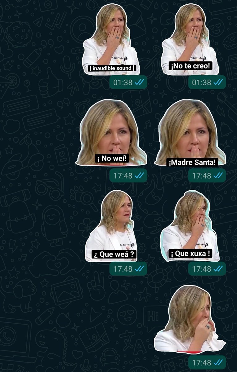 eduburgoss's tweet photo. Se agregaron mas stickers de Michelle Adams a pack para Whatsapp. #MEGA #vinuela #MichelleAdams https://t.co/PW5NCS3ILr