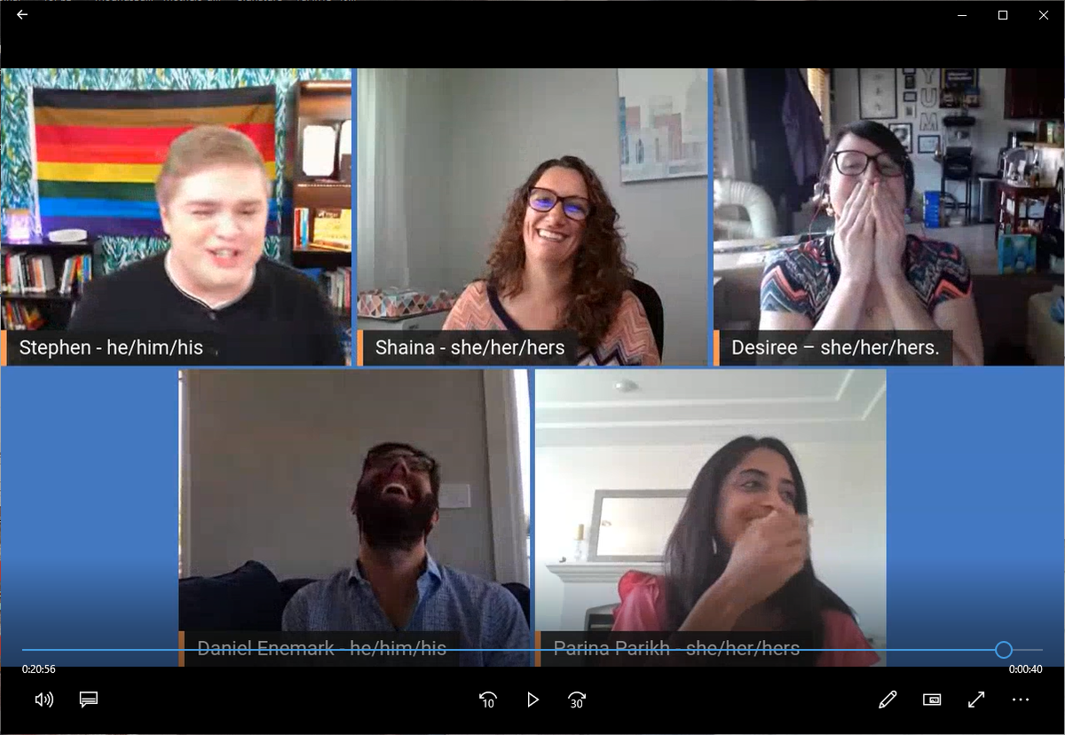 sdworkforce's tweet photo. Catch these happy faces tomorrow during the @SanDiegoPride 2020 livestream event! 🏳️‍🌈 We have a message to share—"see" you there? https://t.co/URq6qxaQru #PRIDE2020 #thisisworkforce @501cStephen @AndrewPicardSD https://t.co/xYkIghbRiB