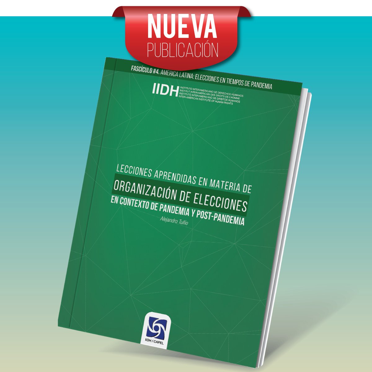IIDHoficial's tweet photo. ‼️Nueva publicación‼️
#CAPEL lanza su #Fascículo4 de la serie #AméricaLatina #EleccionesEnTiemposDePandemia
📗 Lecciones aprendidas en materia de organización de elecciones en contexto de pandemia y post-pandemia | Alejandro Tullio
💻 Descárguelo aquí 🔗 https://t.co/0oqLjPYjJr https://t.co/U5b6kPQLvQ