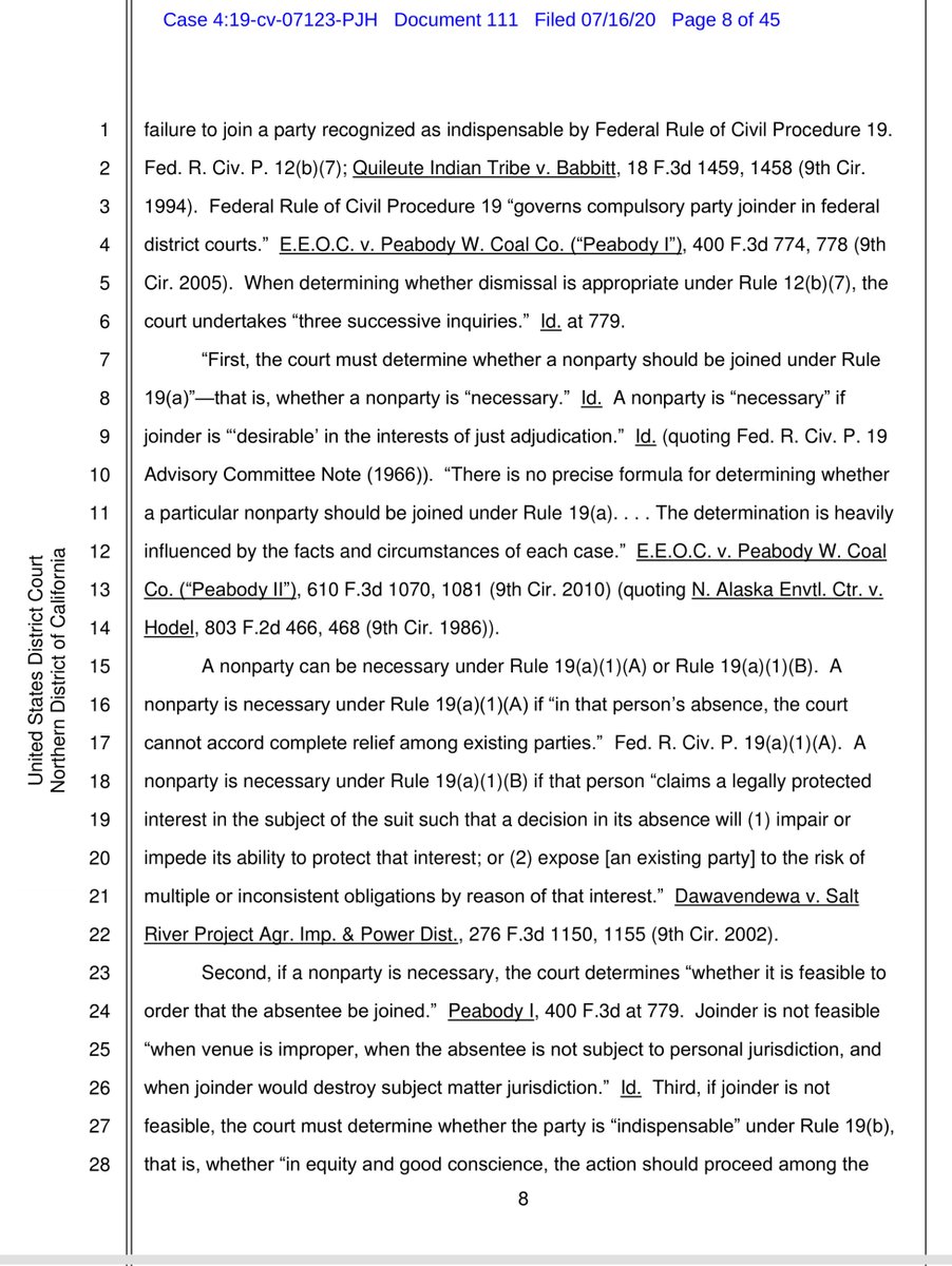 the Court spent a significant addressing the Rules, Scrutiny, important to remember the “why”?“While the court is to accept as true all the factual allegations in the complaint, legally conclusory statements, not supported by actual factual allegations, need not be accepted“