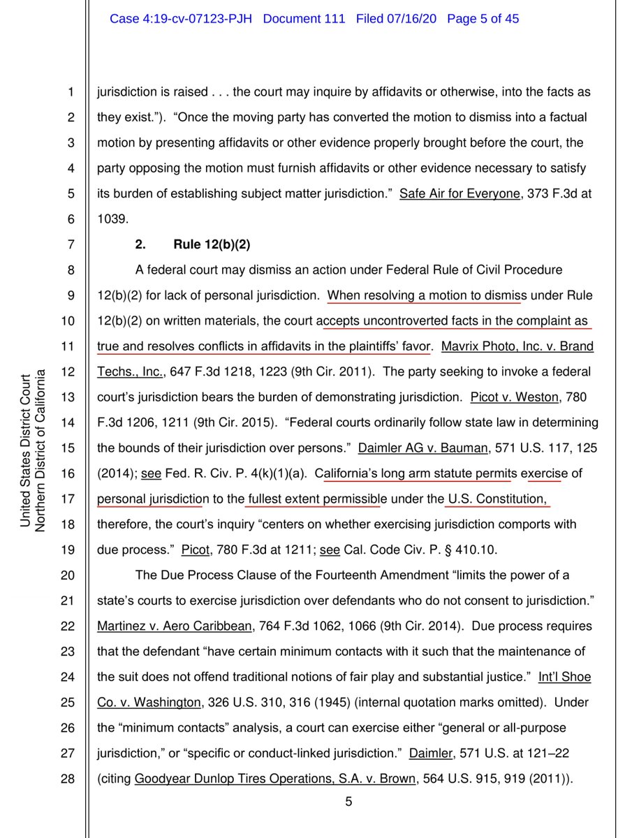 the Court spent a significant addressing the Rules, Scrutiny, important to remember the “why”?“While the court is to accept as true all the factual allegations in the complaint, legally conclusory statements, not supported by actual factual allegations, need not be accepted“