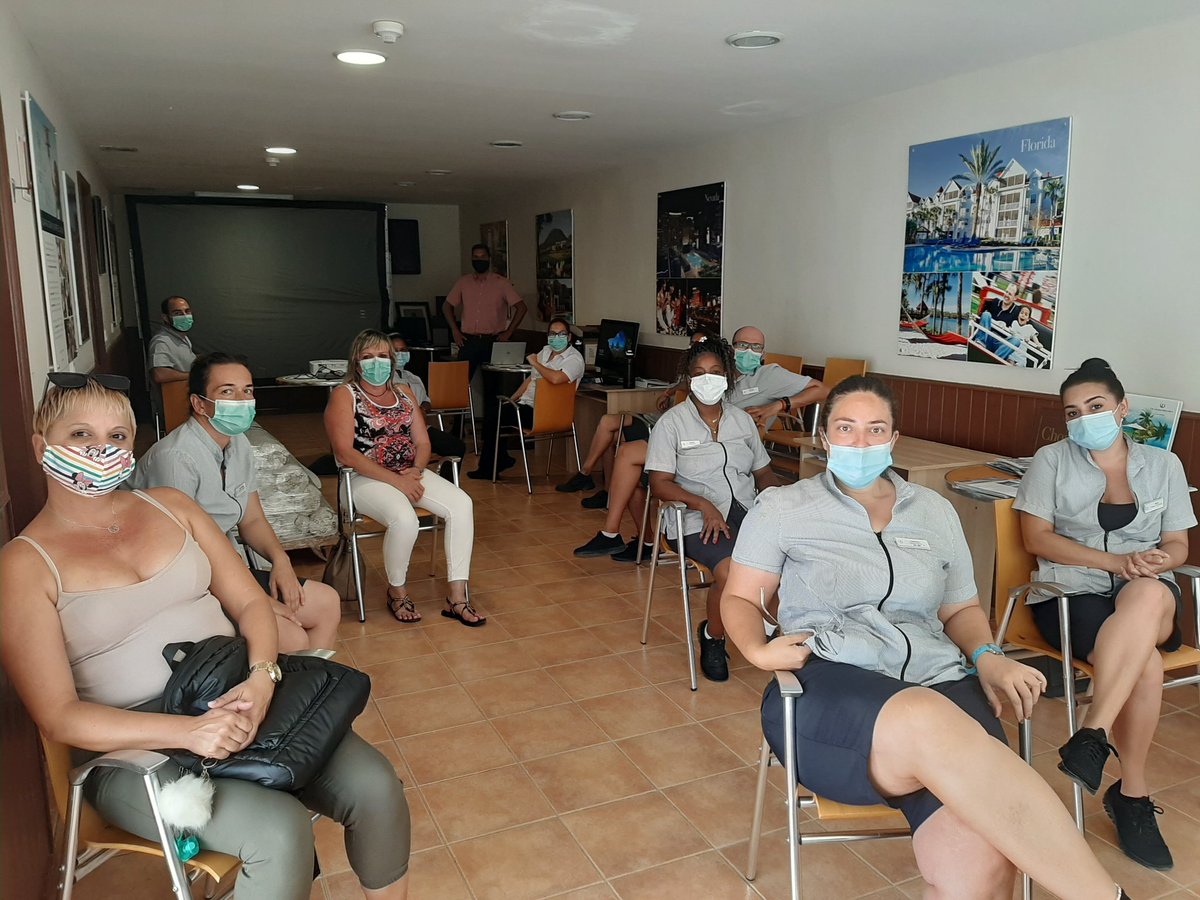 JhansenML's tweet photo. Moving forward and getting ready #oneofmydreamteams #Covidsafe #Lanzarote #Clubdelcarmen #diamondresorts https://t.co/k4fyEfyP2N