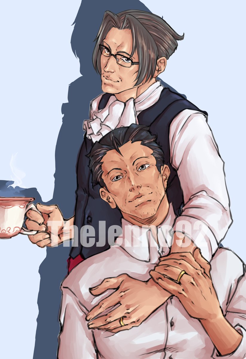 TheJenno92's tweet photo. The last day of the nmweek20. Belate day 8 "future" #nmweek20 #wrightworth #narumitsu #phoenixwrightaceattorney #phoenixwright #milesedgeworth #AceAttorney #reijimitsurugi #ryuichinaruhodo #gyakutensaiban #jennosart #digitalart https://t.co/glCRzbjMX1