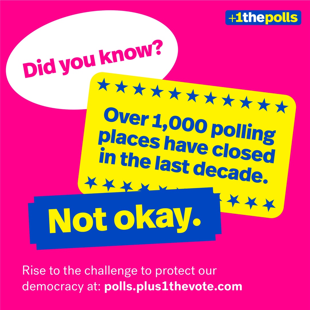 RockTheVote's tweet photo. LAST CALL FOR POLL DEFENDERS!
Are you a college student interested in helping your campus provide easy access to the ballot box this fall?
Apply to be a #PollDefender: https://t.co/OVxjfweR7B https://t.co/qhU7LhWKOx