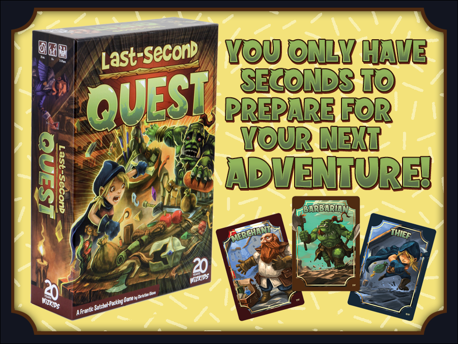 GameTradeMedia's tweet photo. In Last-Second Quest by @wizkidsgames, you and your opponents are archetypical adventurers, with a gridded board representing your backpack, staring at a shared pile of items. The best prepared adventurer wins!
.
#boardgames #tabletopgames #lastsecondquest #wizkids https://t.co/2UMJDxaRSE