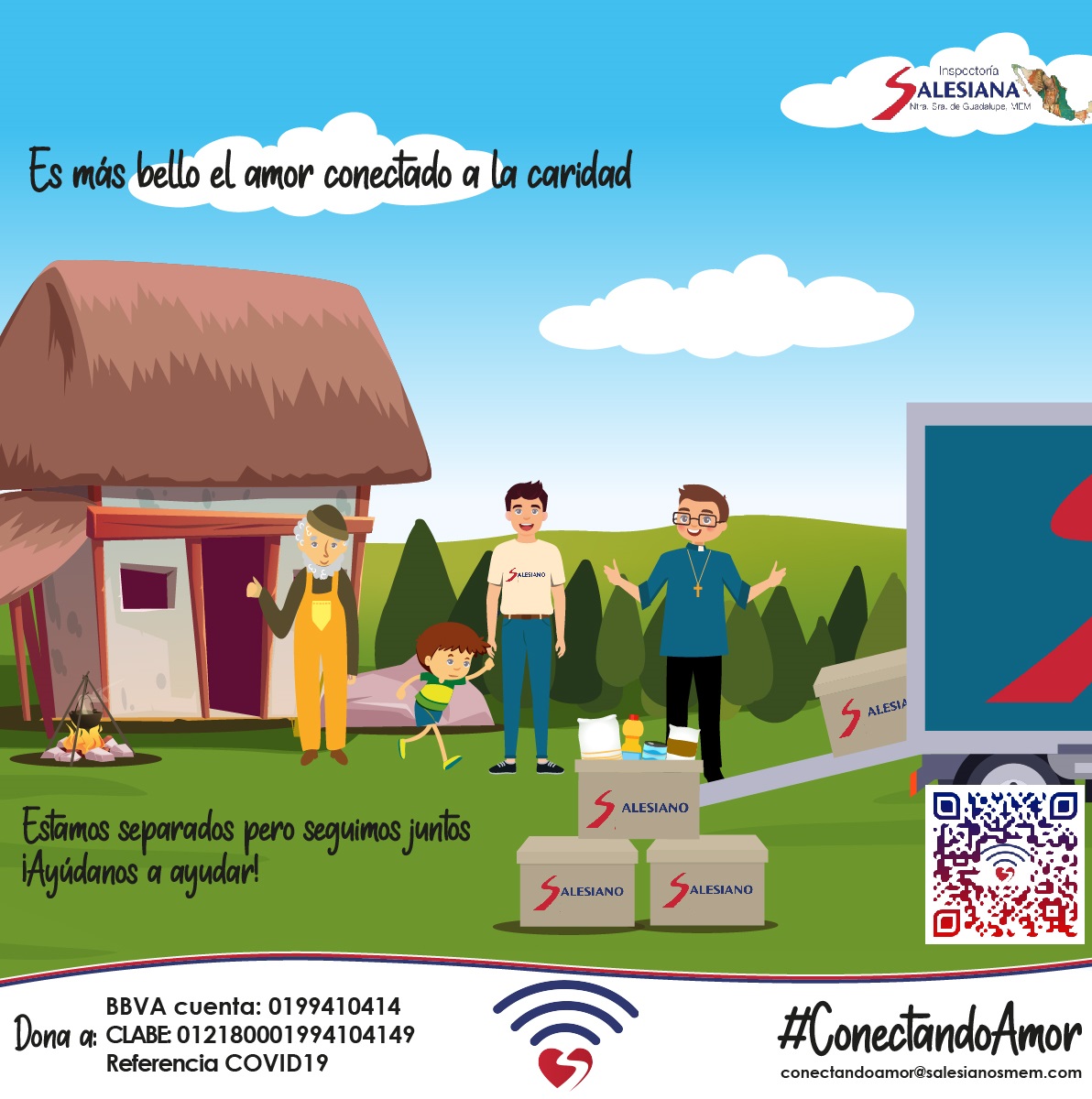 UNISALMexico's tweet photo. La familia salesiana se mantiene conectada la generosidad hacia las familias de nuestros alumnos que sin ingresos o trabajo fueron afectados por la cuarentena. Sigamos unidos #ConectandoAmor. https://t.co/kJQTTQxh9r